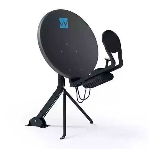 Sattelite Television Dish 3D model