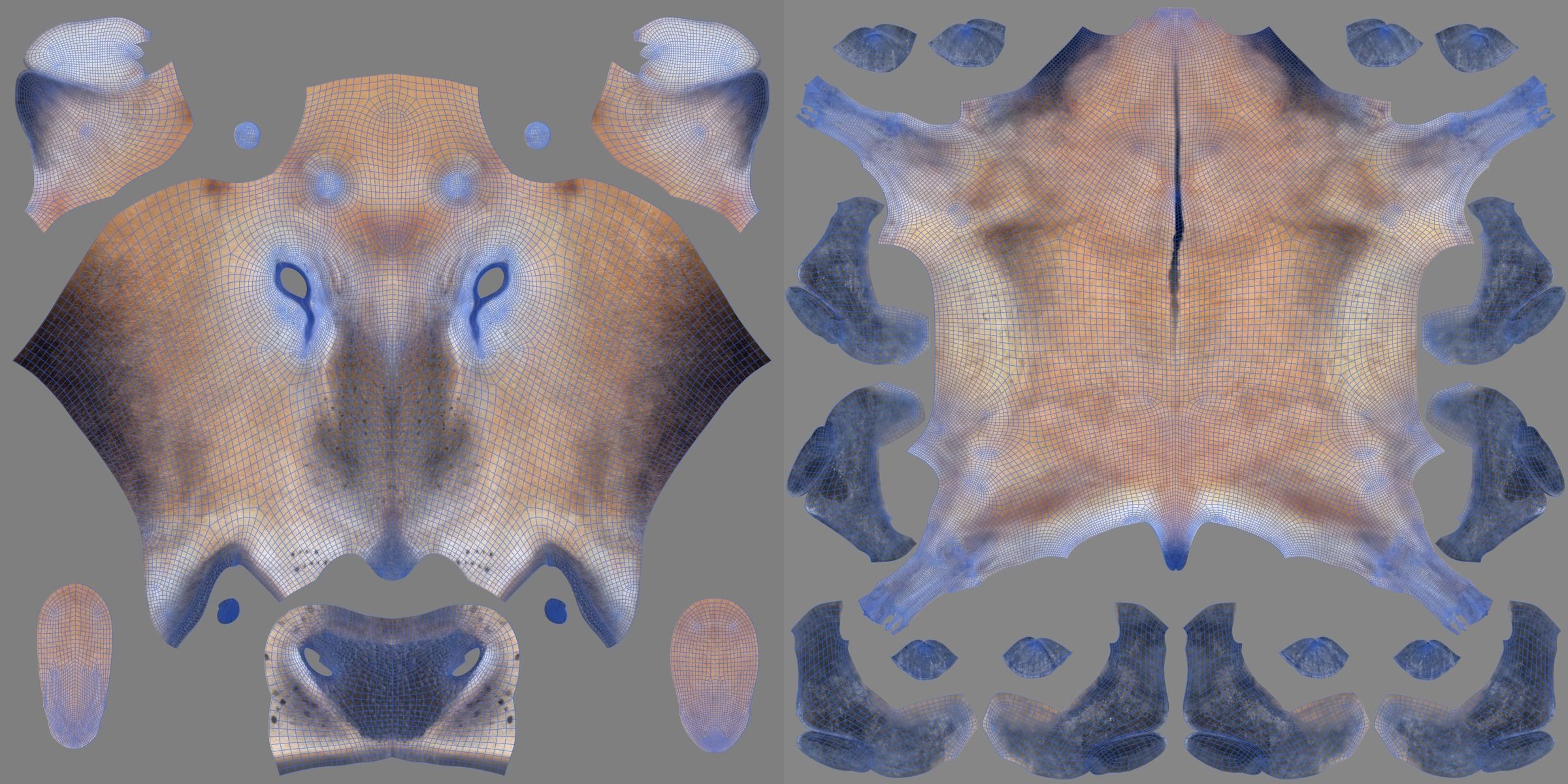 Male Deer with 5 Animations  VFX Grace 3D model_28