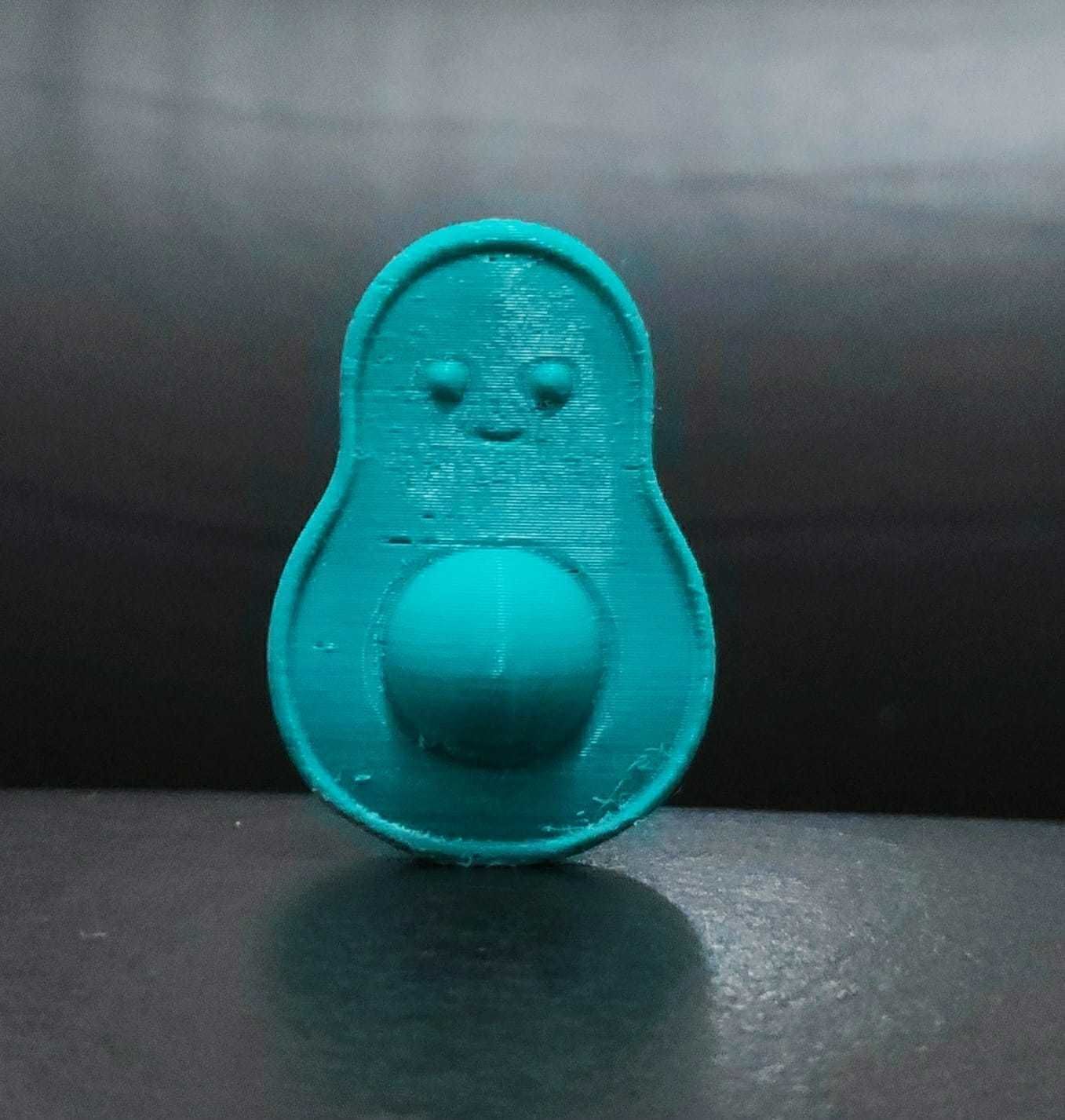 Cute Avocado 3D print model_2