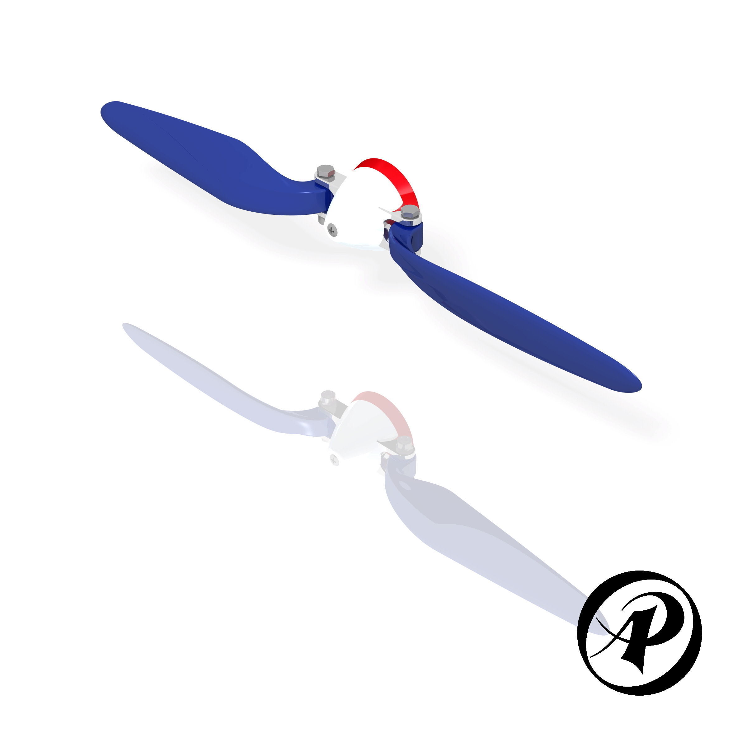 Folding Propeller AP-PR-009 10-5 3D print model_4