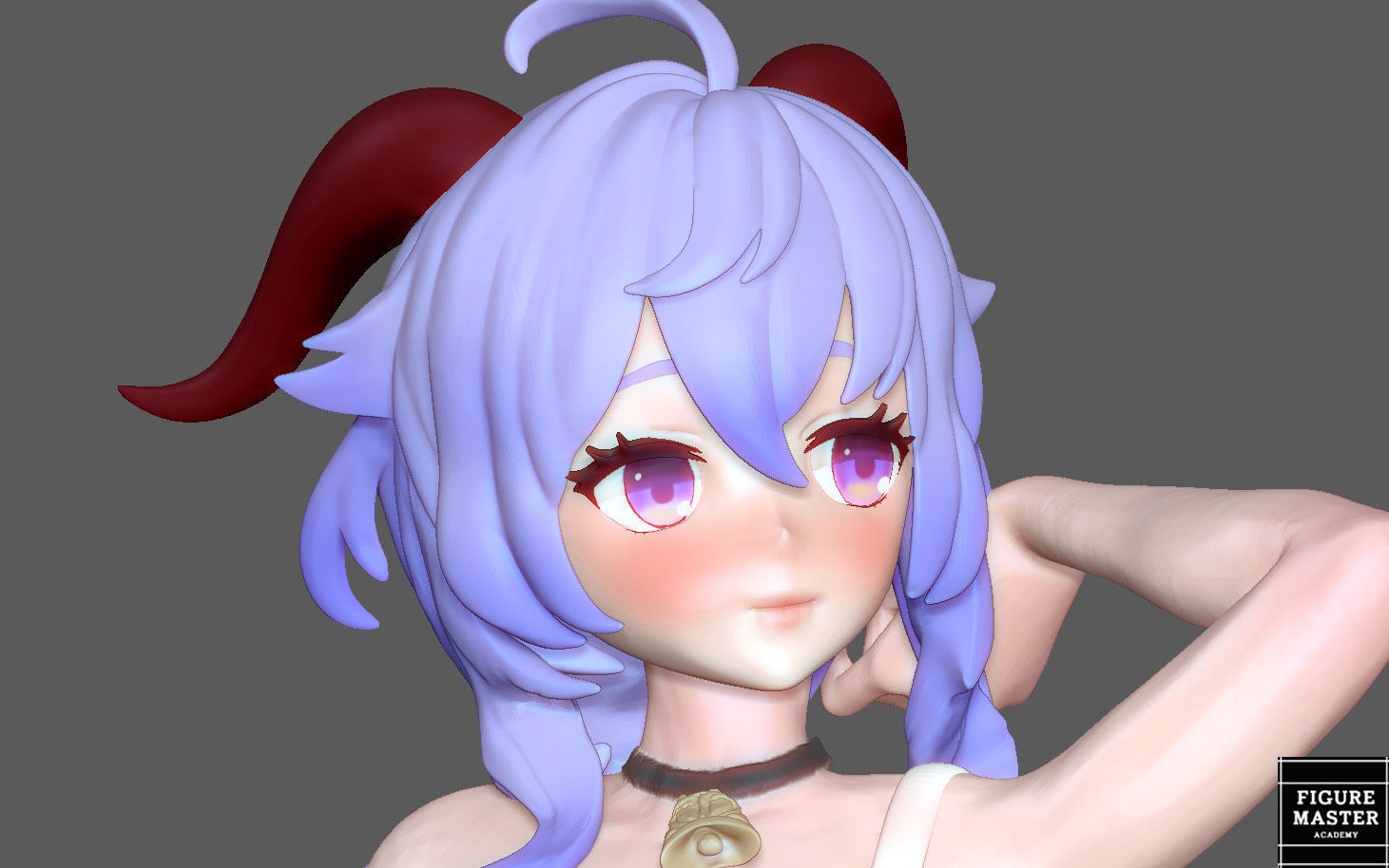 GANYU GENSHIN IMPACT CUTE GIRL GAME CHARACTER ANIME 3D print model_18