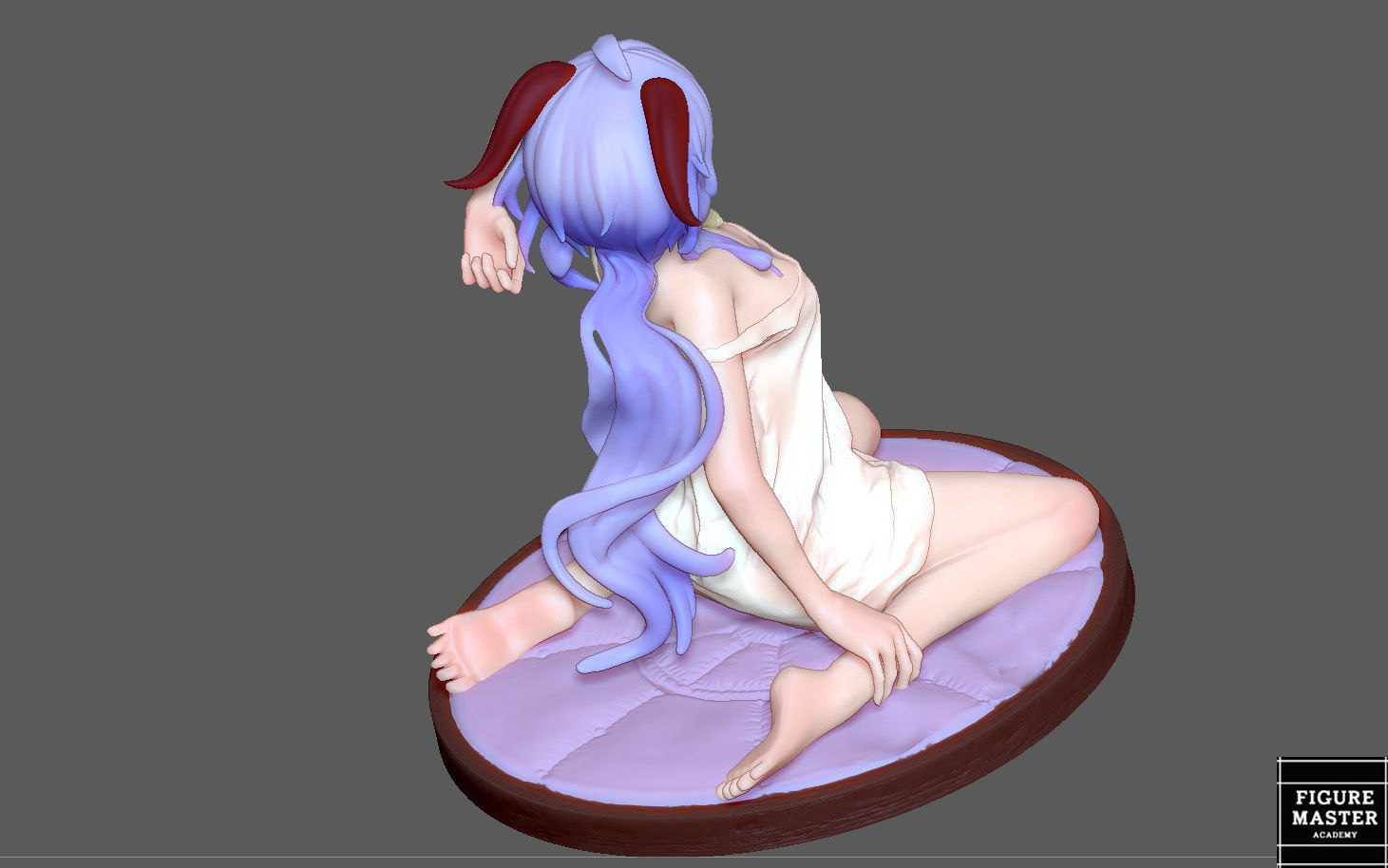  GANYU GENSHIN IMPACT CUTE GIRL GAME CHARACTER ANIME 3D print model_23