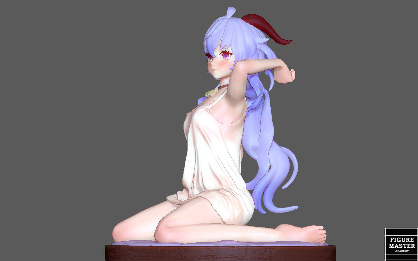 GANYU GENSHIN IMPACT CUTE GIRL GAME CHARACTER ANIME 3D print model_3