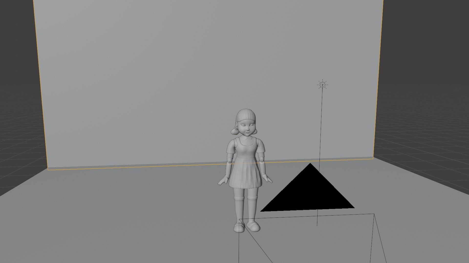 squid games doll 3D model_2