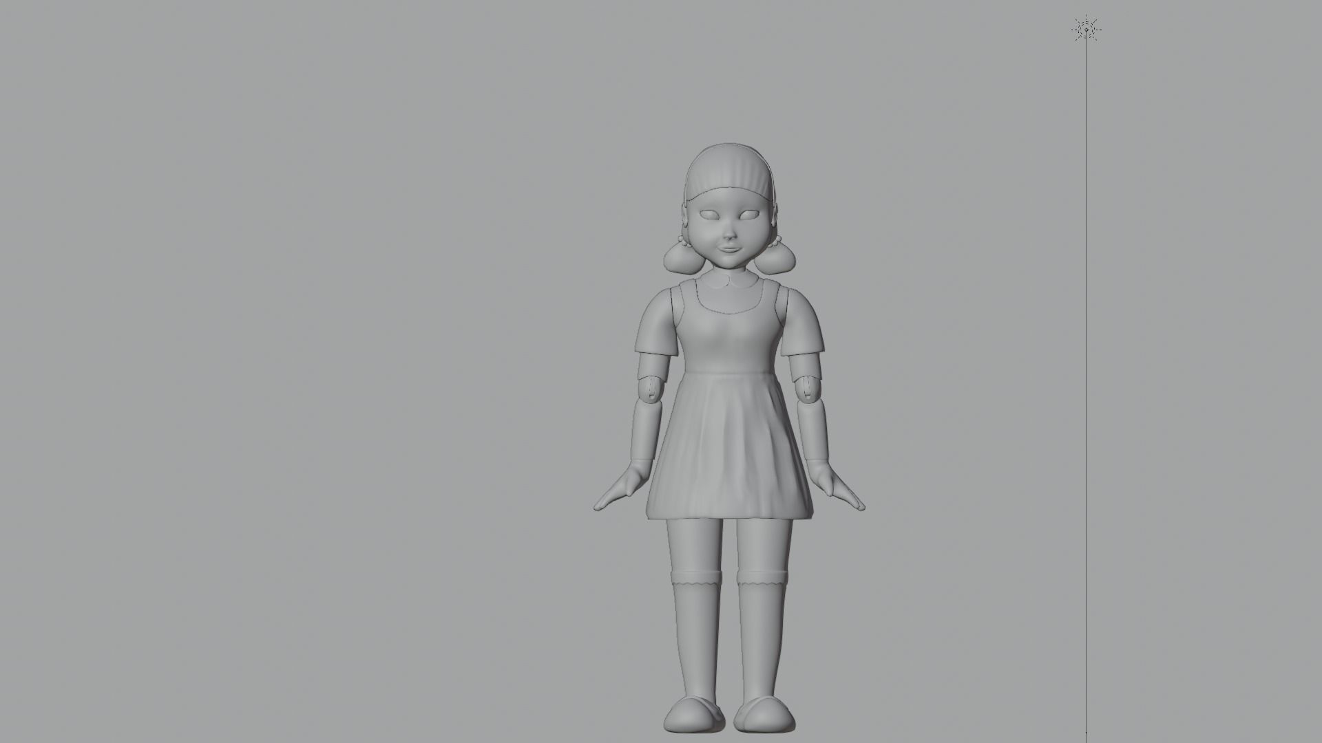 squid games doll 3D model_4