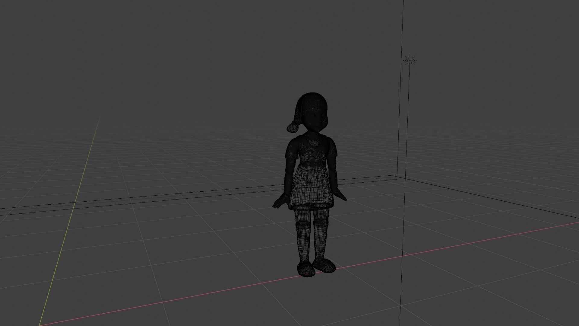 squid games doll 3D model_5