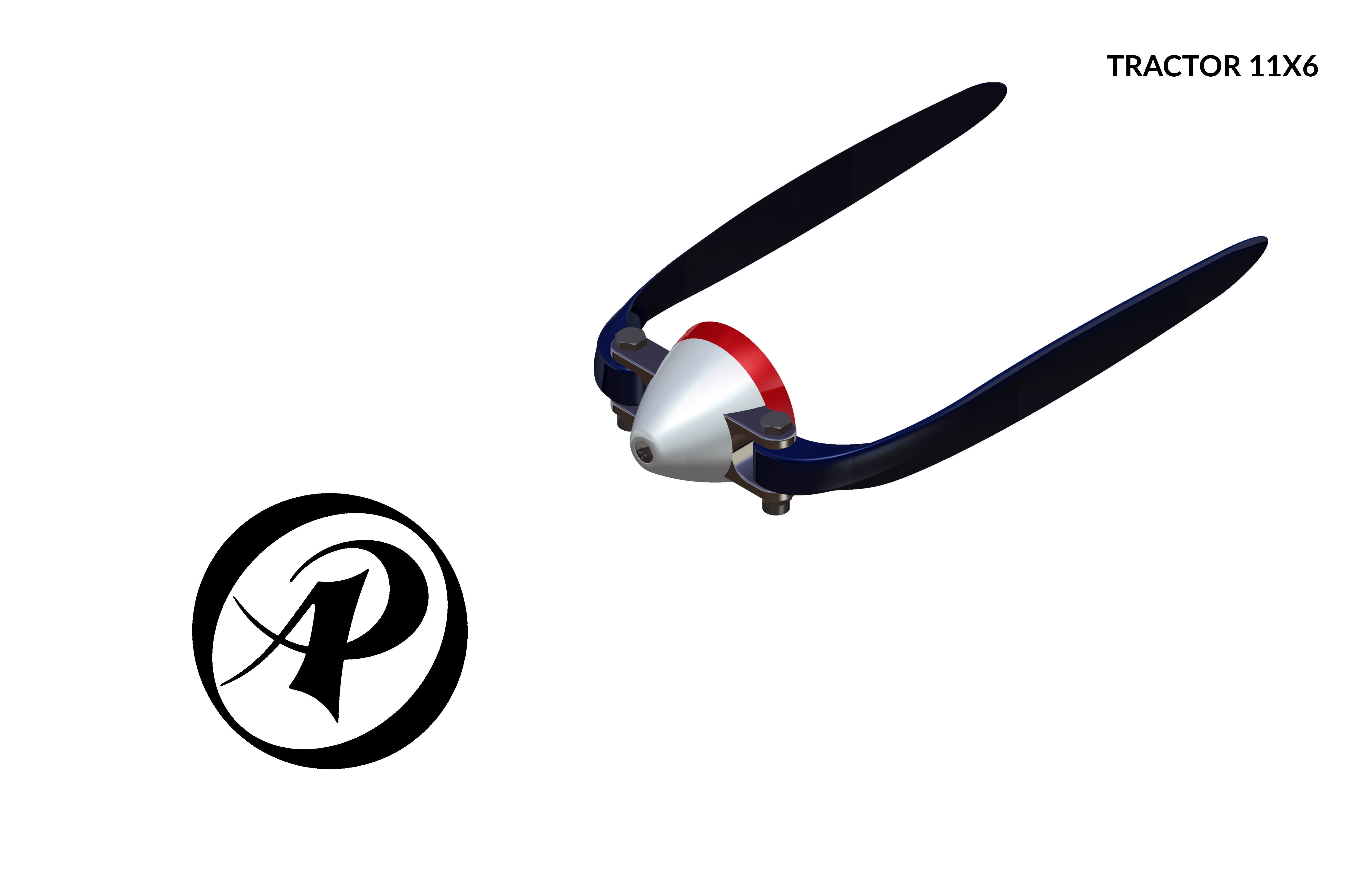 Folding Propeller AP-PR-009 11-6 3D print model_2