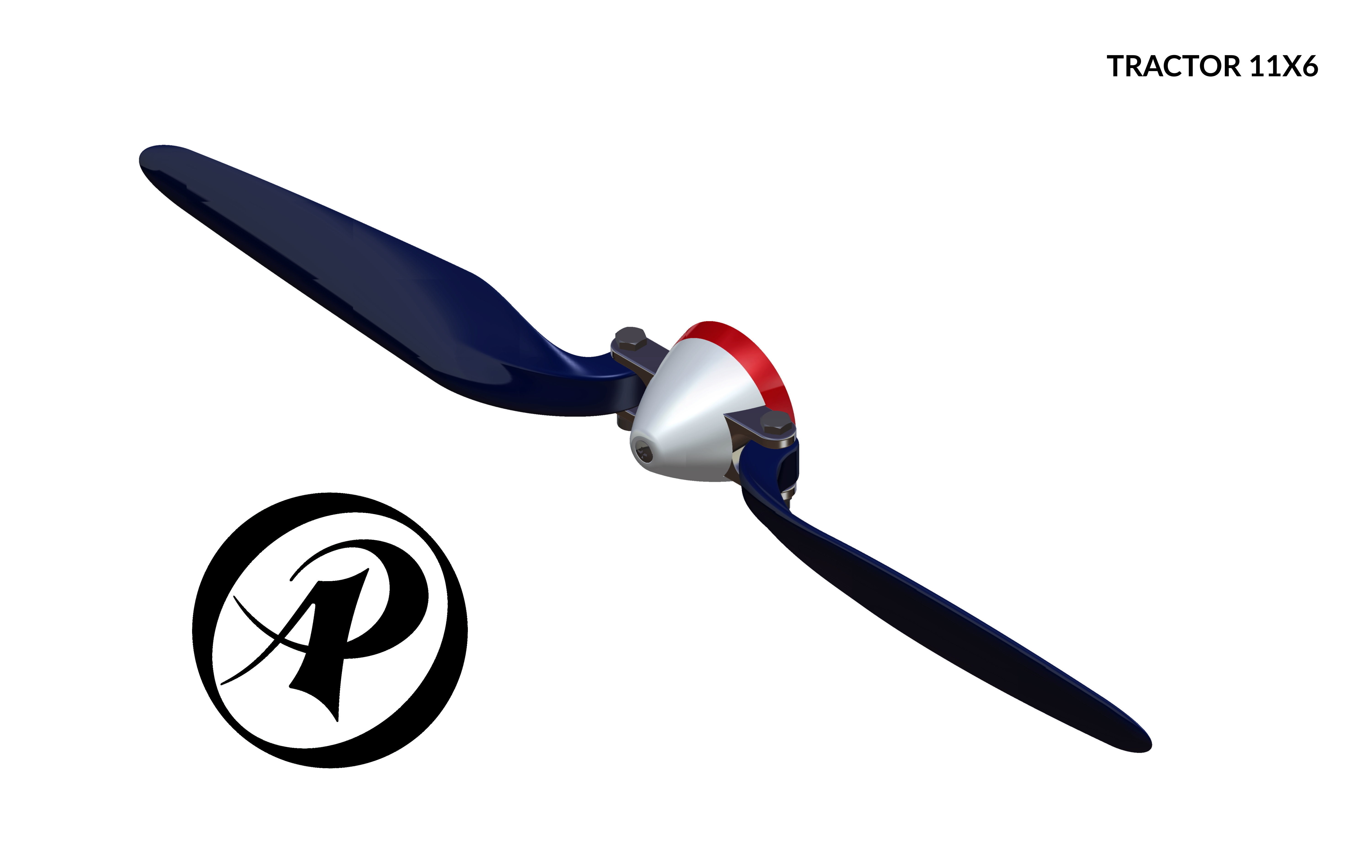 Folding Propeller AP-PR-009 11-6 3D print model_3