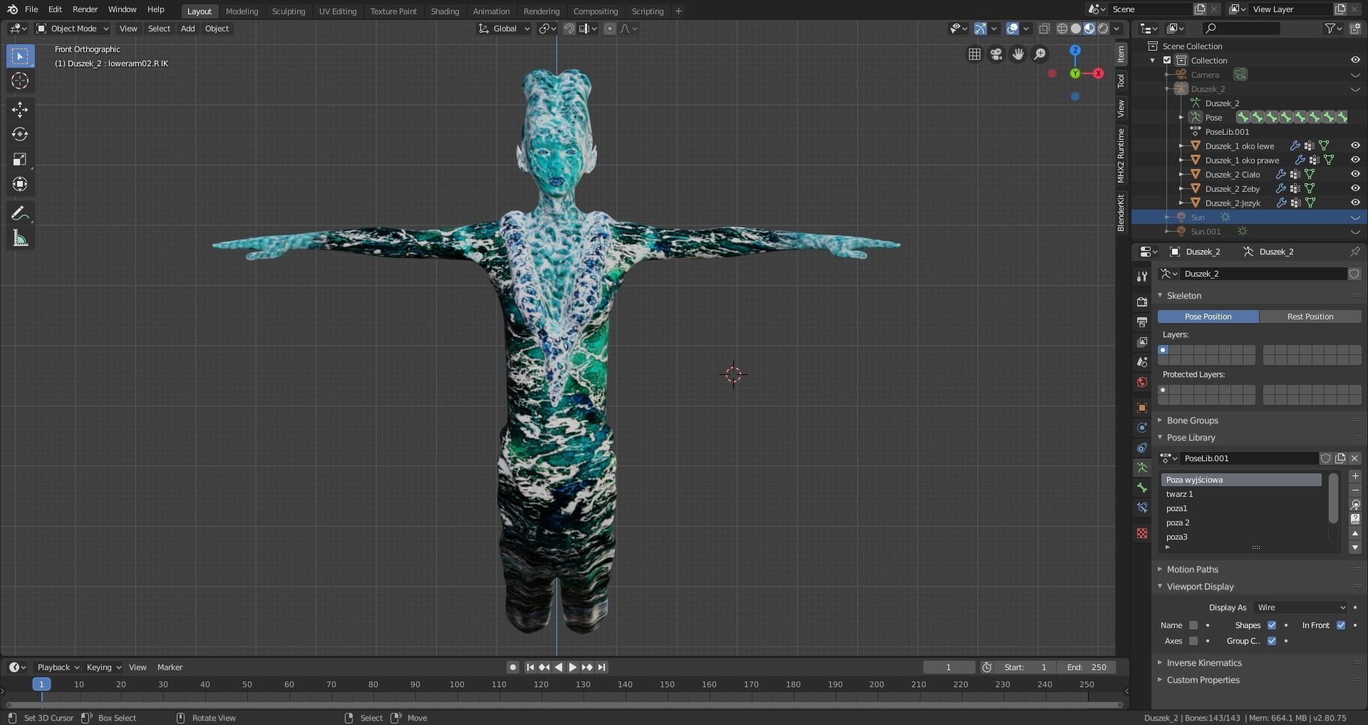 Water Ghost - Lake Low-poly 3D model_9
