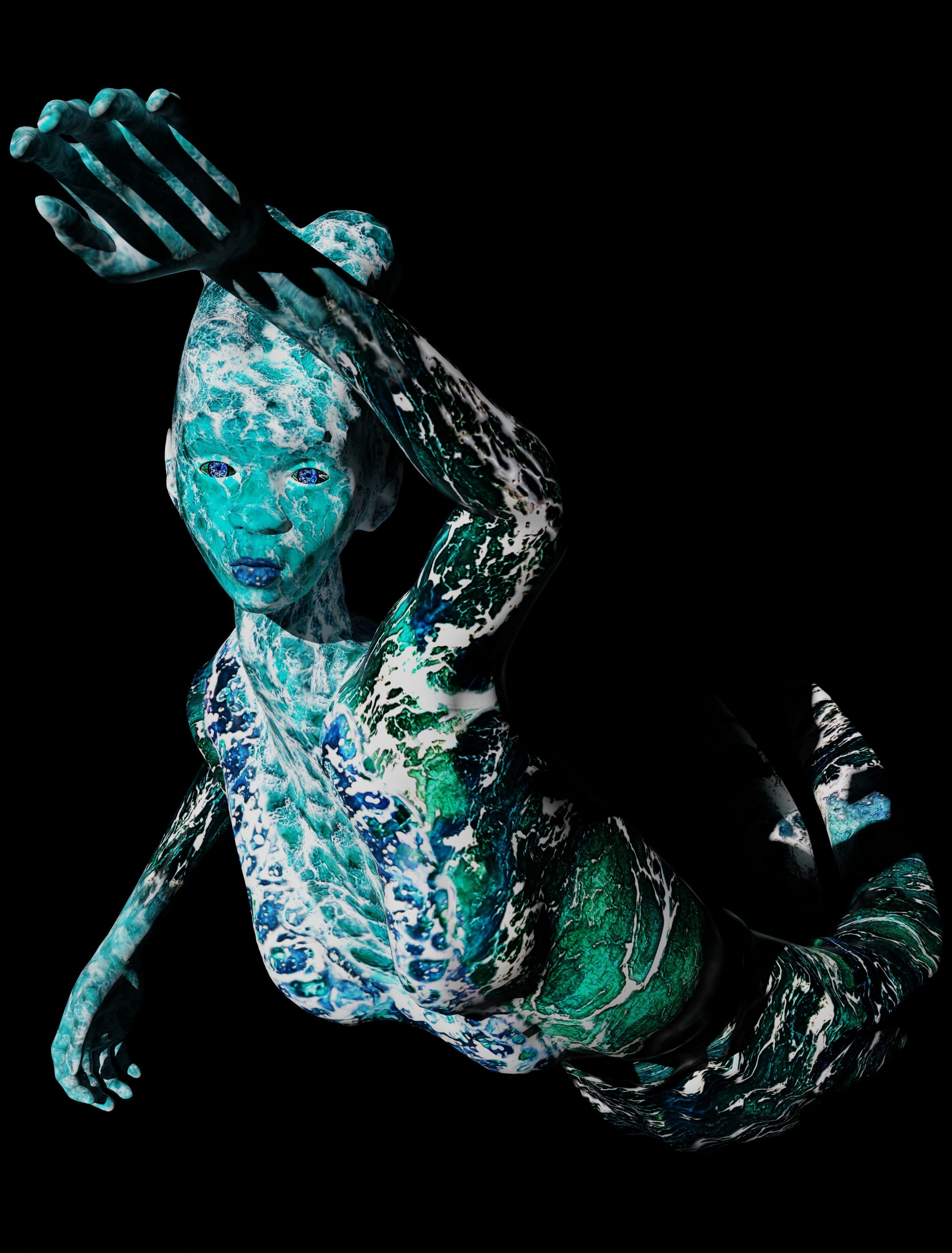 Water Ghost - Lake Low-poly 3D model_4