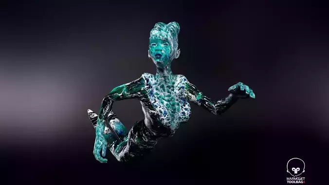 Water Ghost - Lake Low-poly 3D model