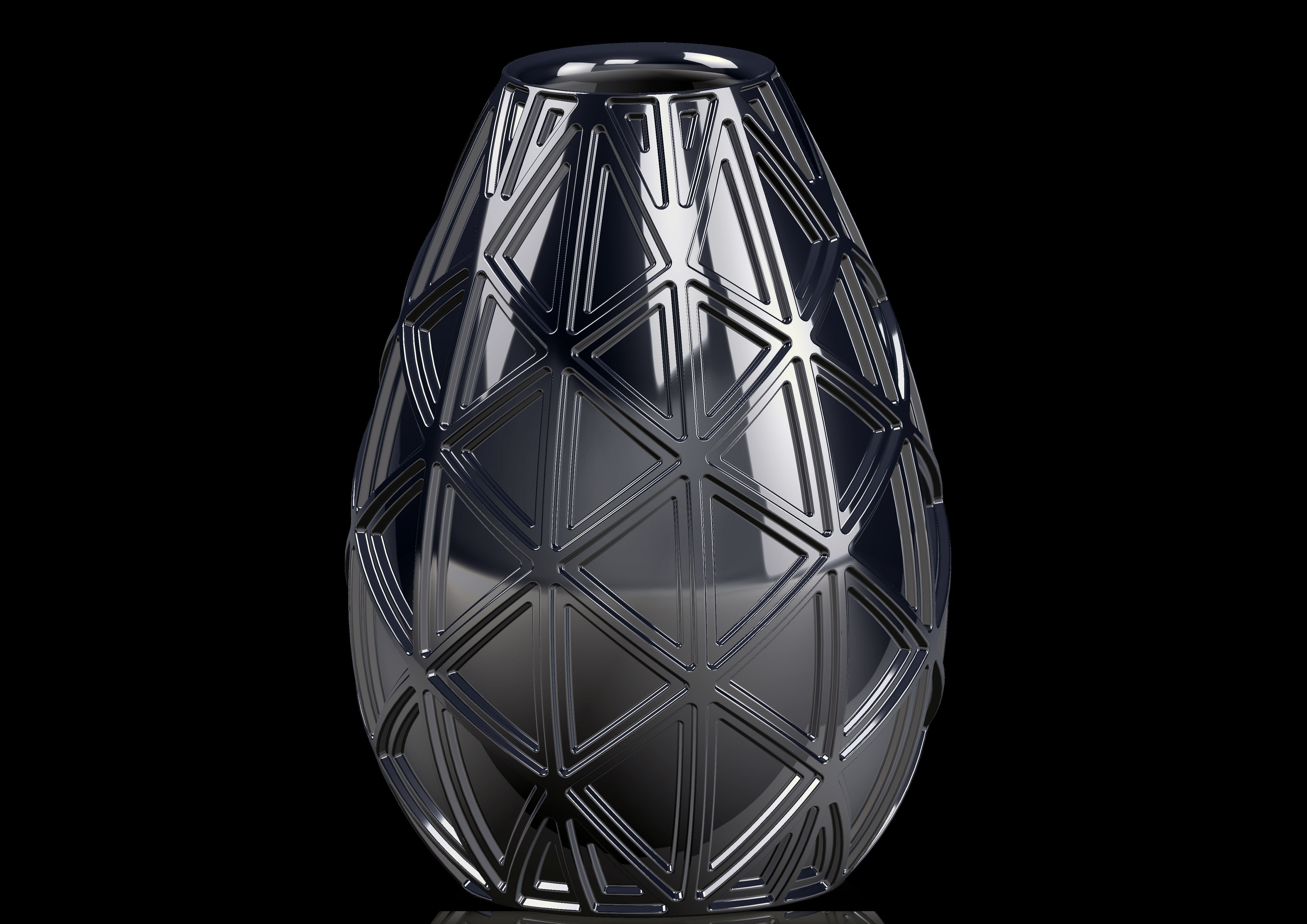 vaseset geometric vase 3D print model_3