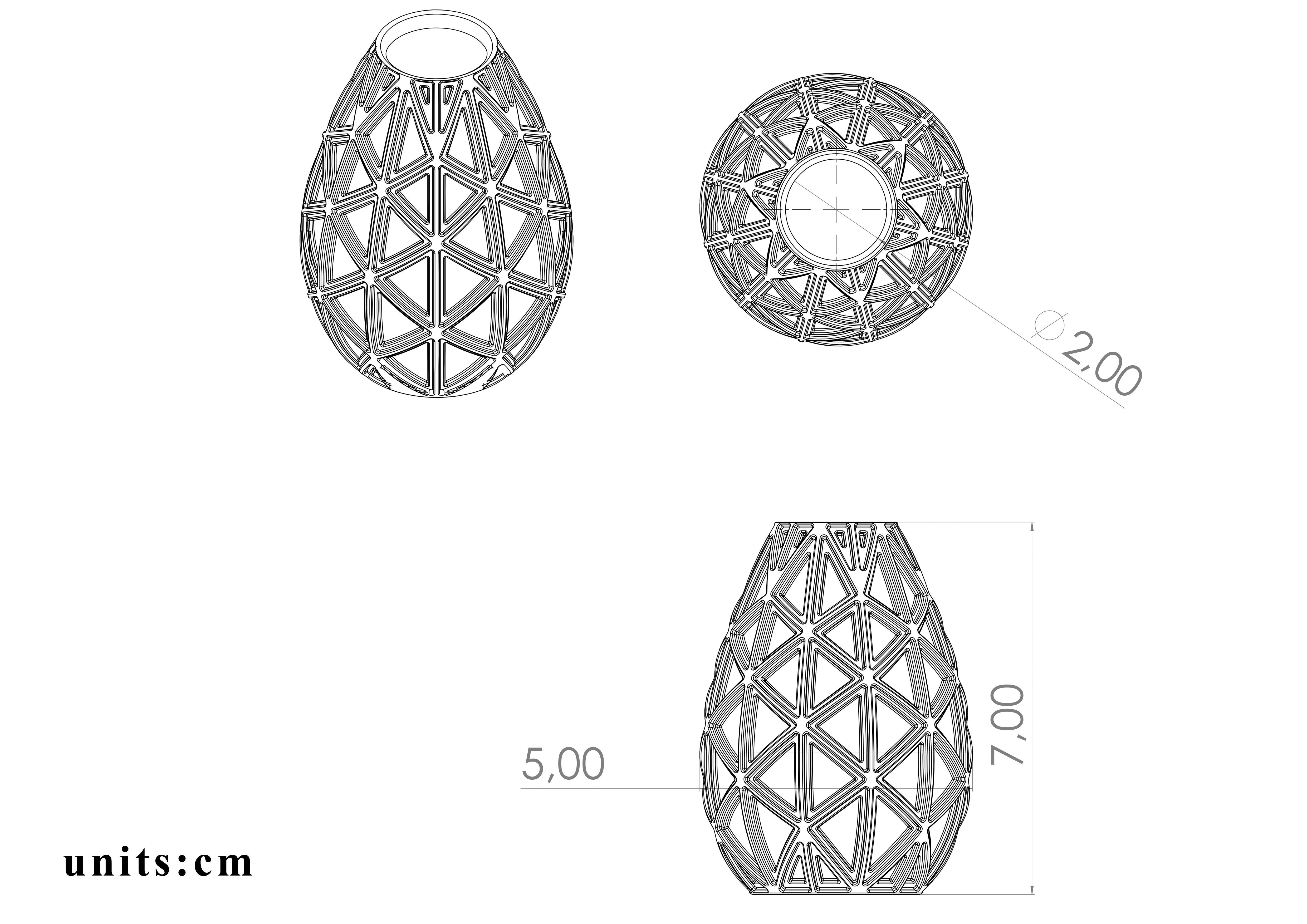 vaseset geometric vase 3D print model_6
