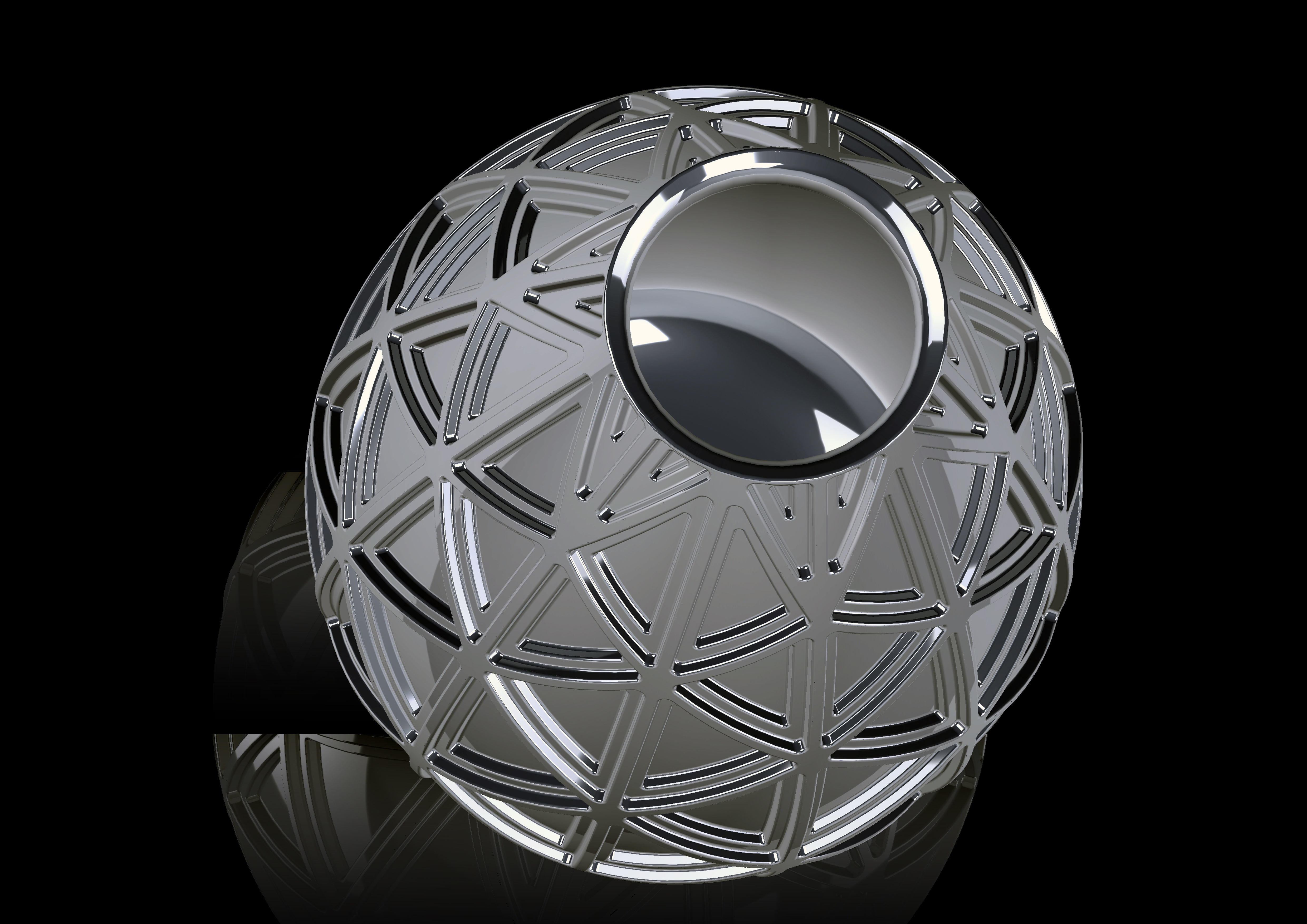 vaseset geometric vase 3D print model_4