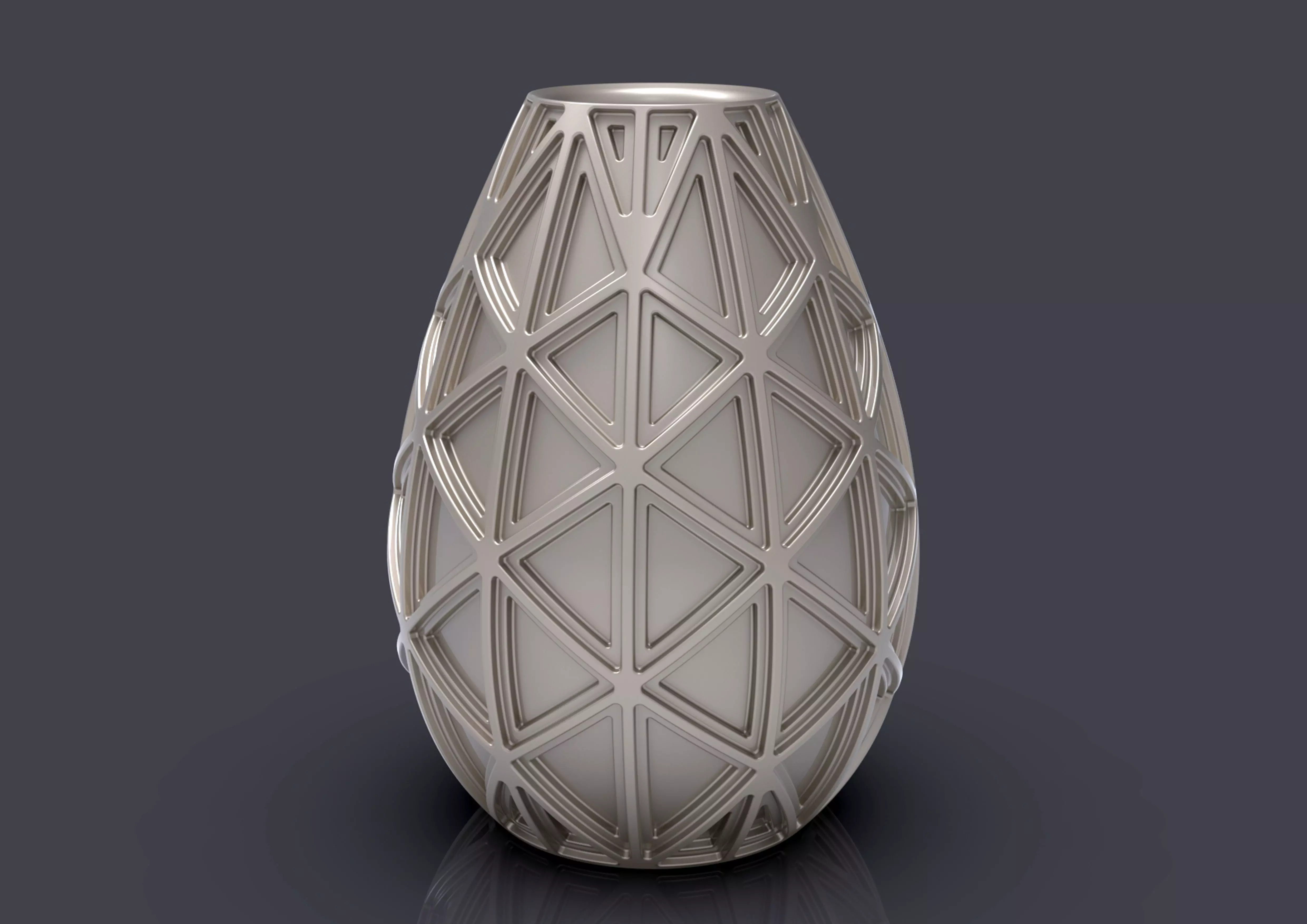 vaseset geometric vase 3D print model_0