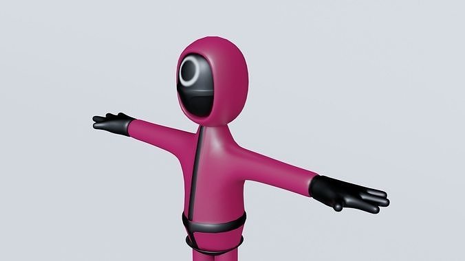 Squid Game soldier 3D model 3D model