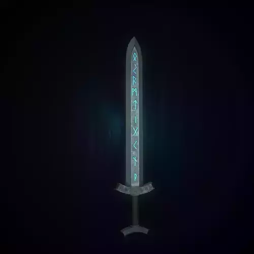 Magic Sword  Textures and OBJ 