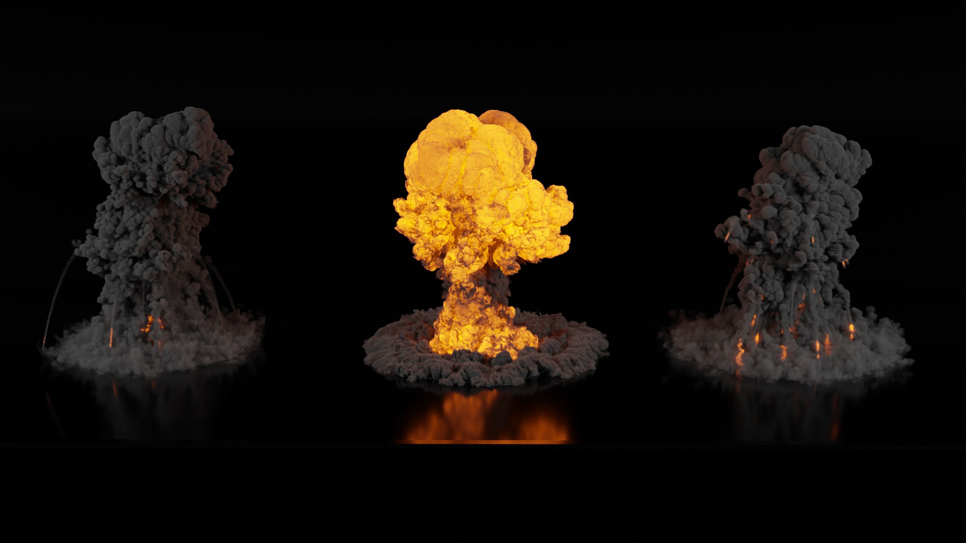Explosiv VDB-Pack 3D model 3D model_3