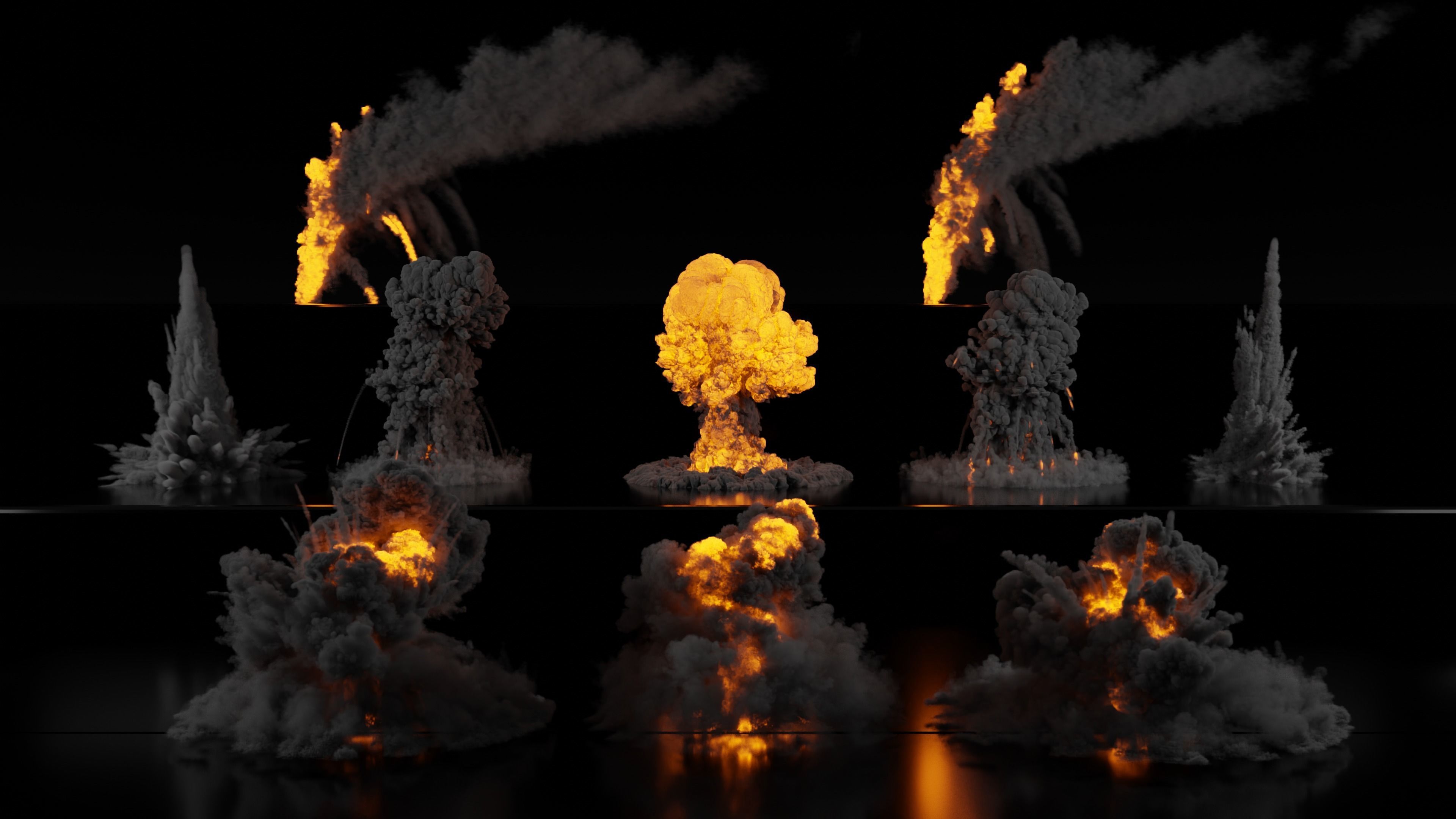 Explosiv VDB-Pack 3D model 3D model_1