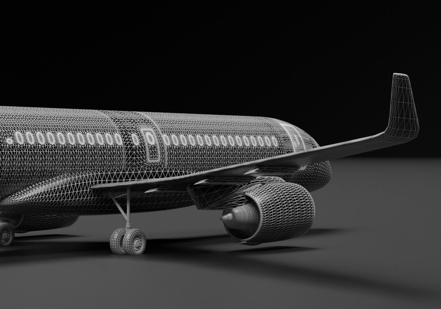 Airbus A220-300 Air Baltic Livery 3D model_15