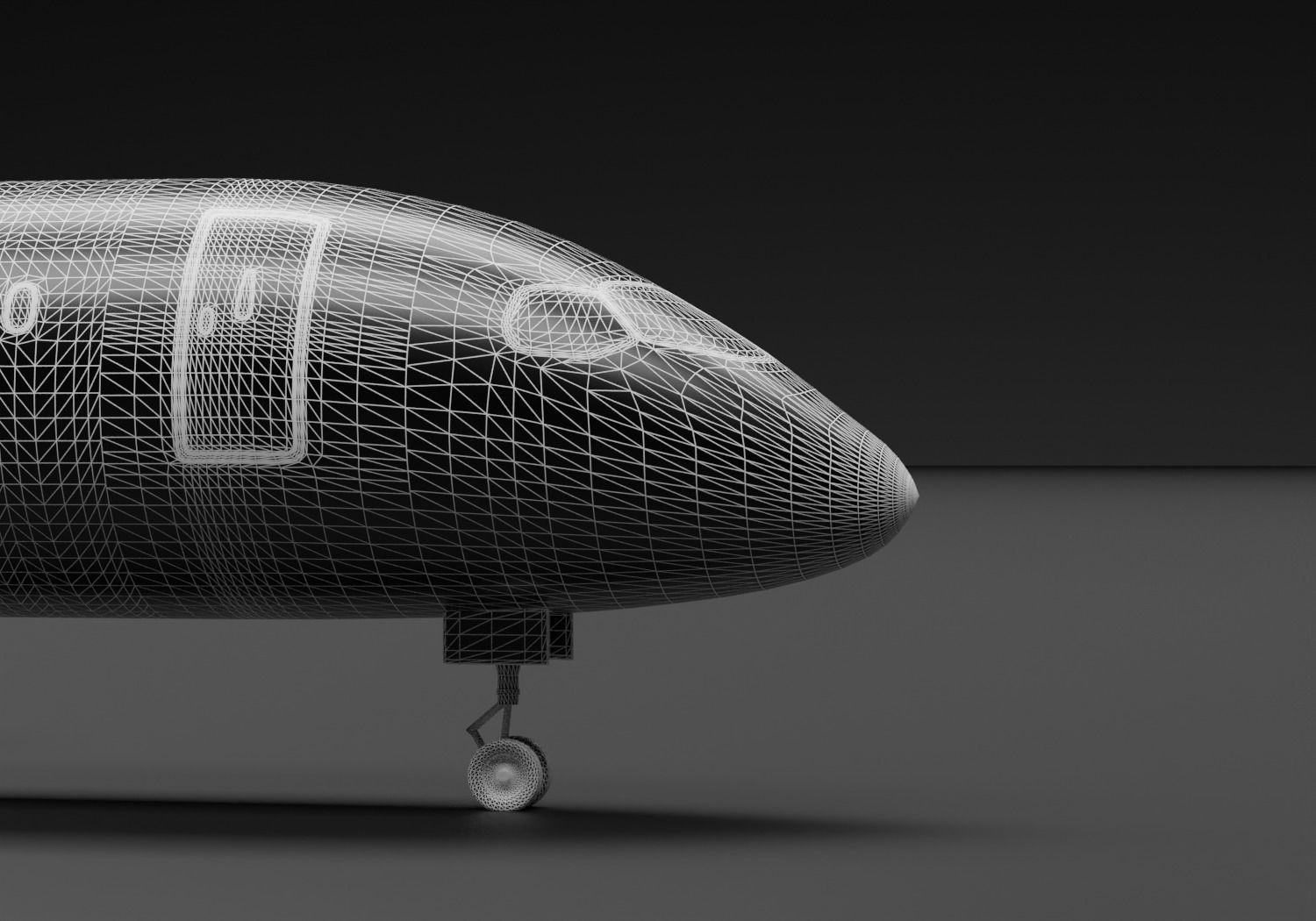 Airbus A220-300 Air Baltic Livery 3D model_16