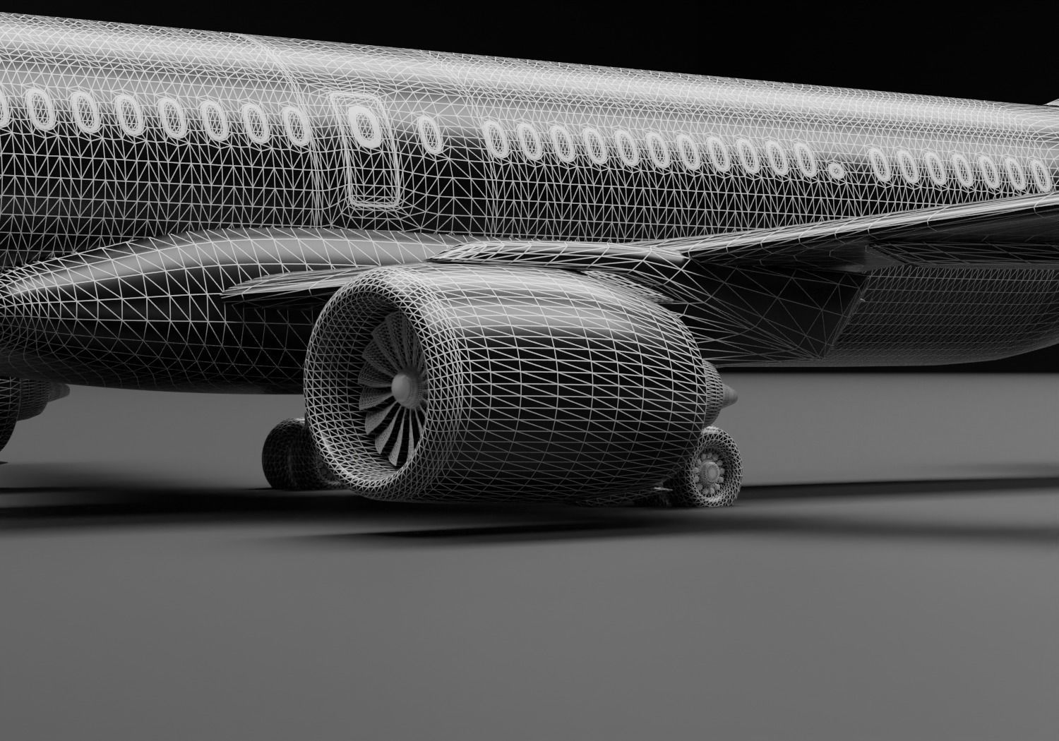 Airbus A220-300 Air Baltic Livery 3D model_17