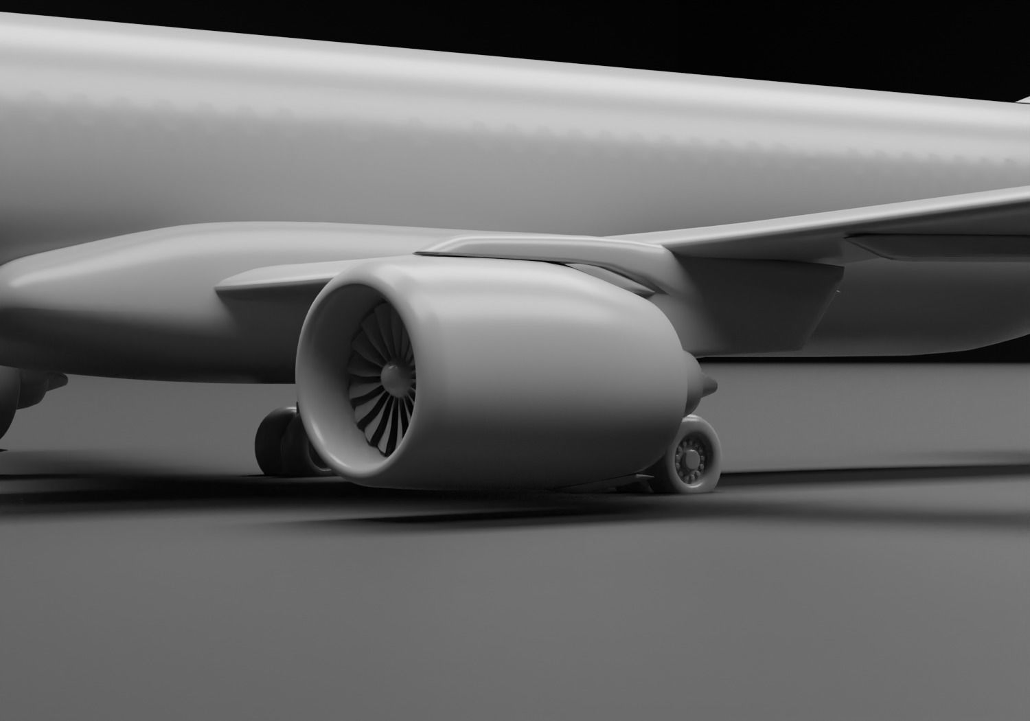 Airbus A220-300 Air Baltic Livery 3D model_12