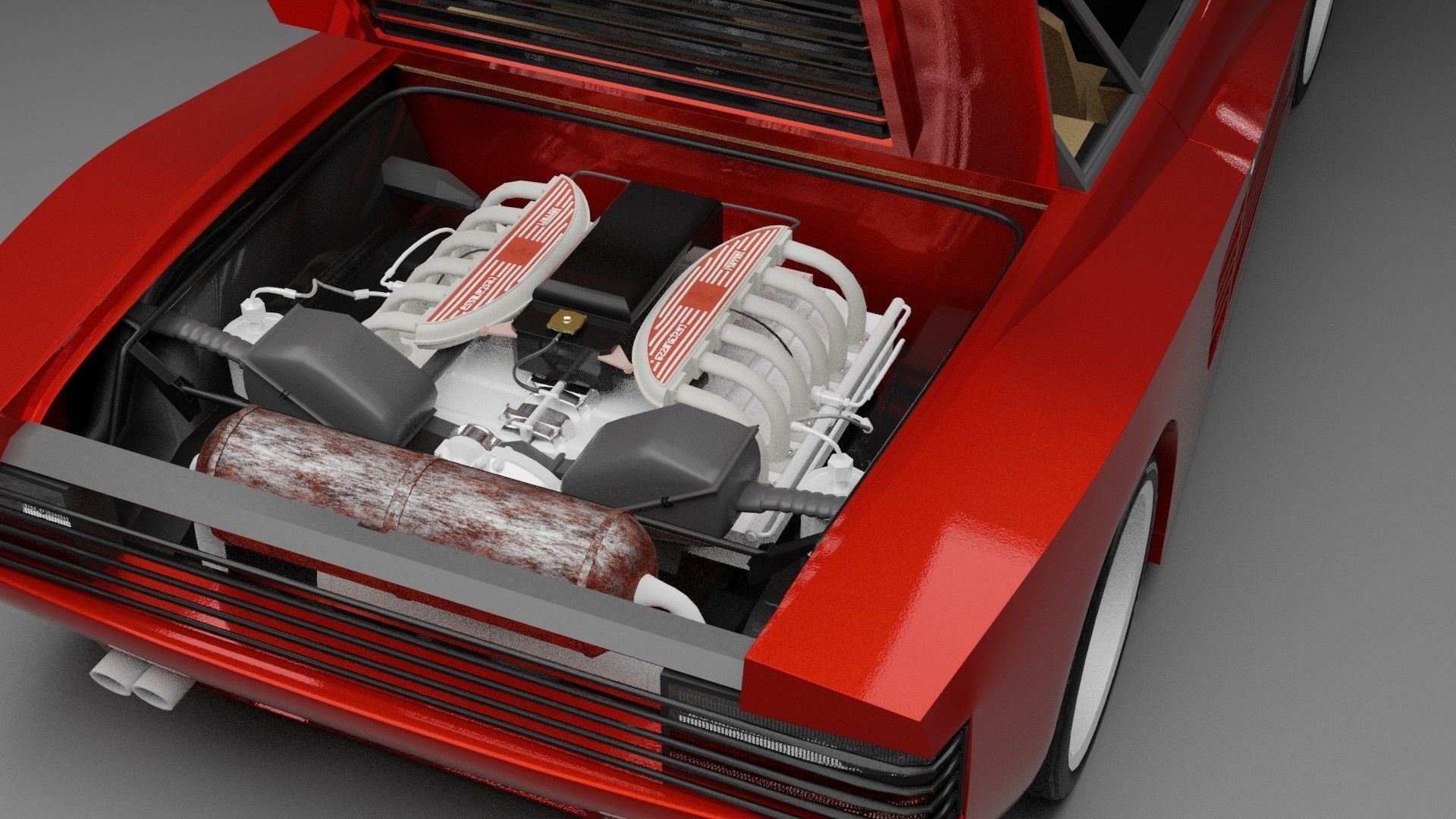 Ferrari 512  3D model_3