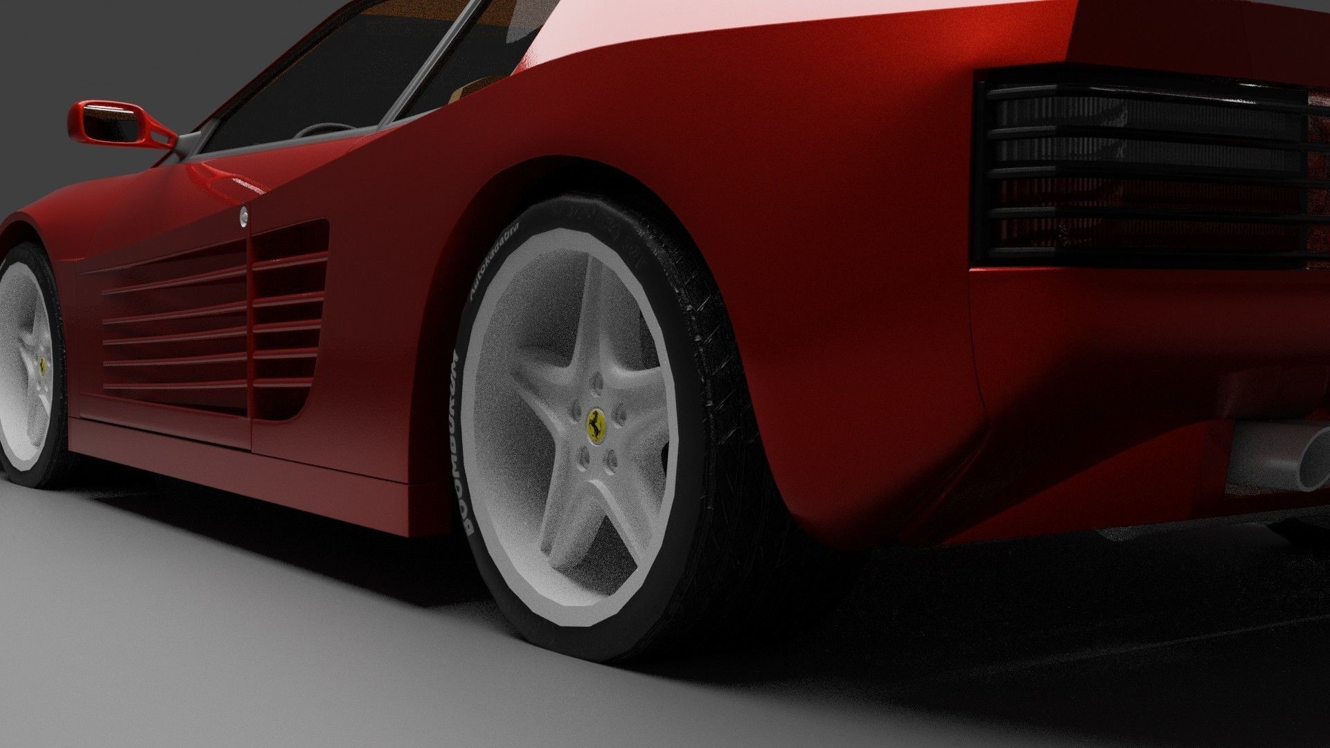 Ferrari 512  3D model_2