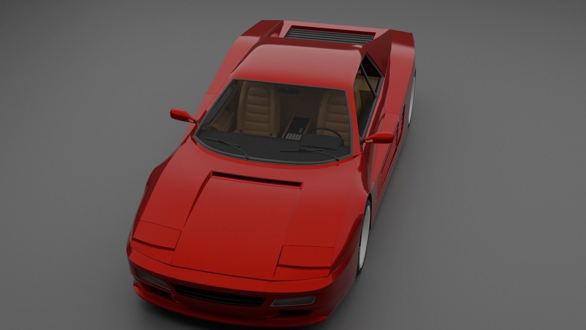 Ferrari 512  3D model_7