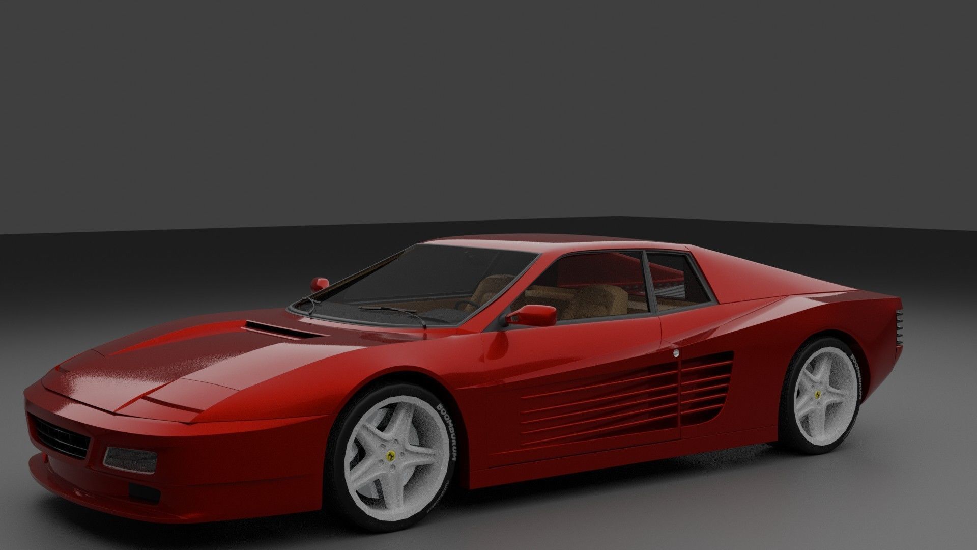 Ferrari 512  3D model_8