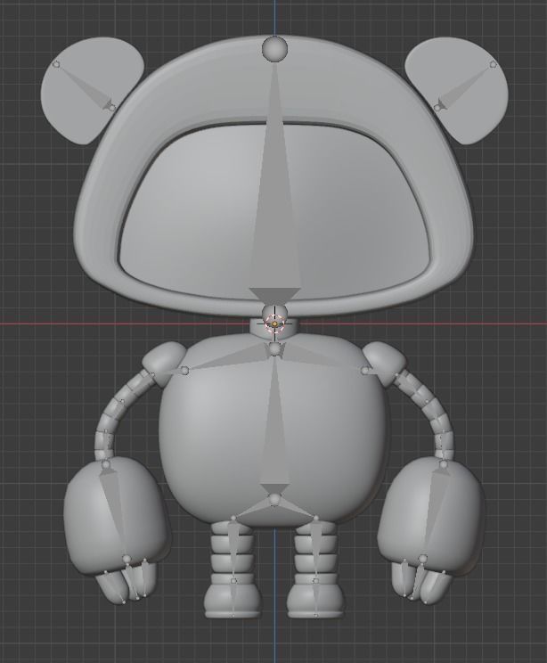 Game Ready Robot Billy  3D model_2