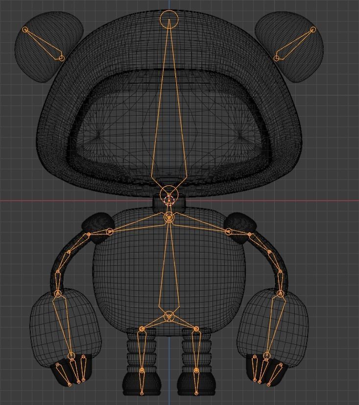 Game Ready Robot Billy  3D model_3