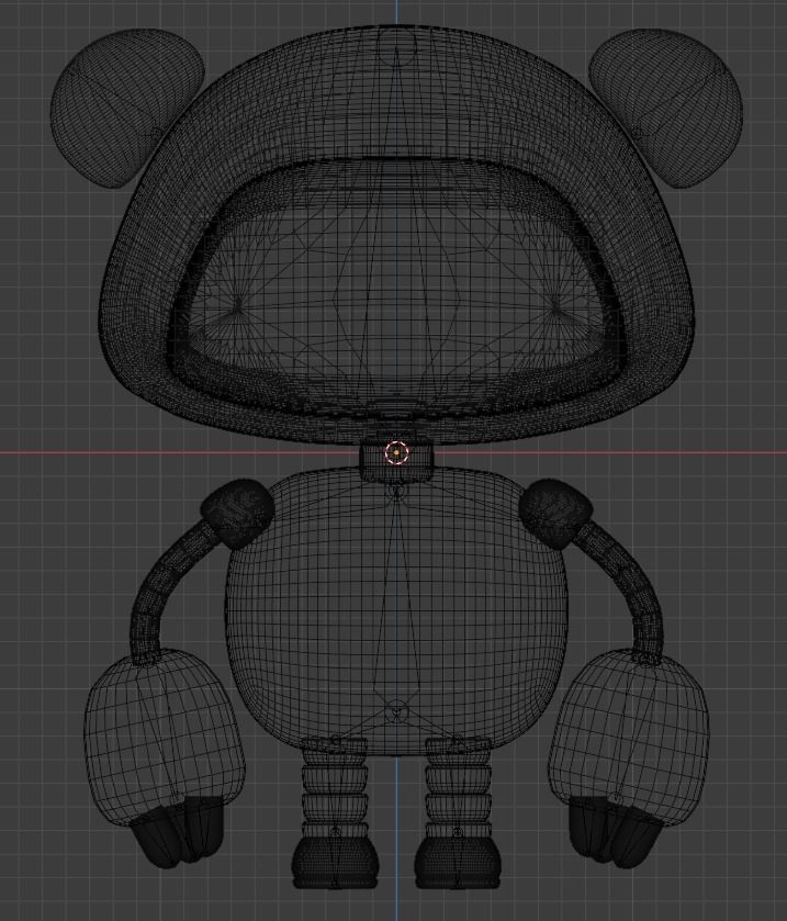 Game Ready Robot Billy  3D model_4