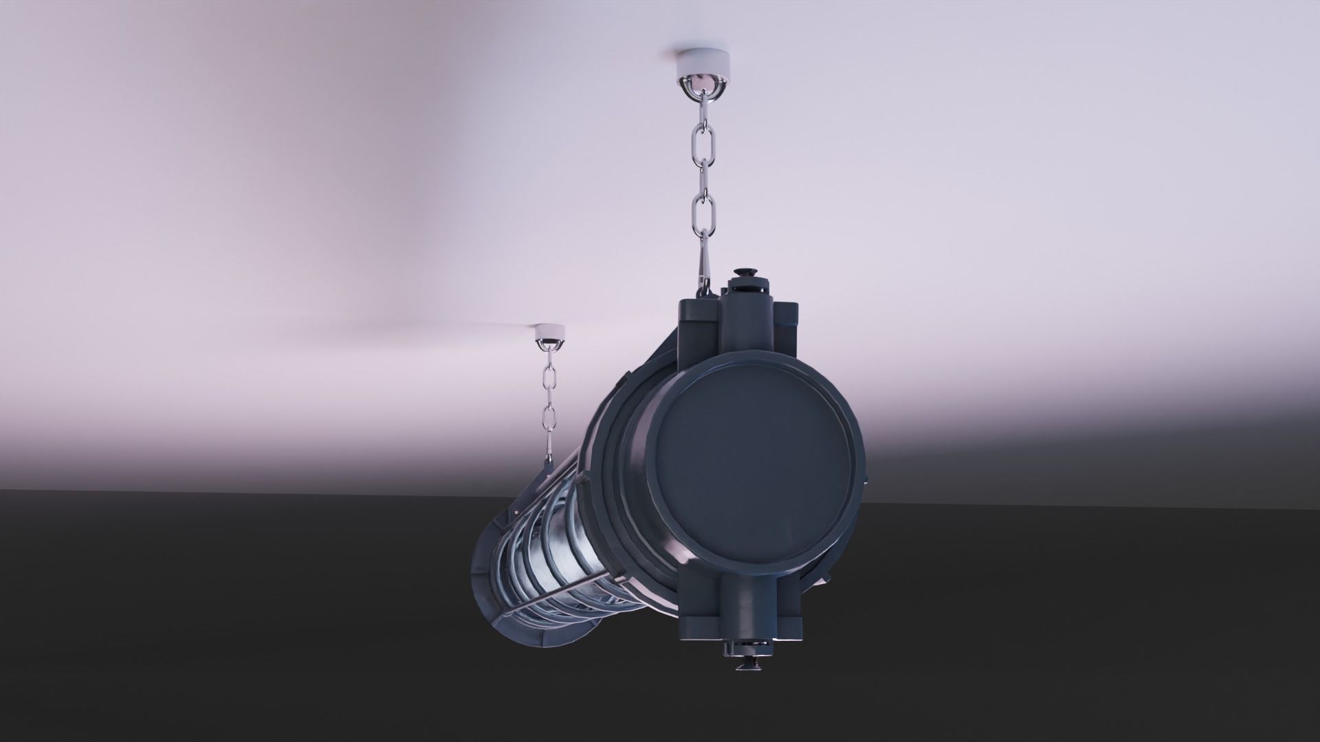 Tube Lamp 3D model_2