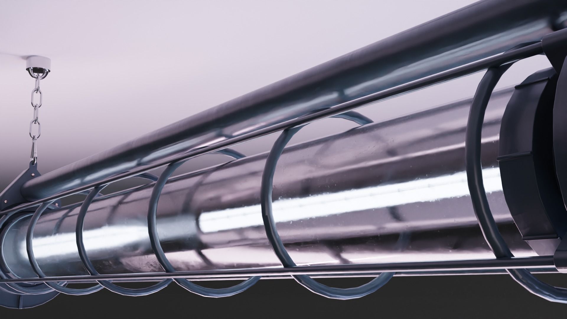 Tube Lamp 3D model_3