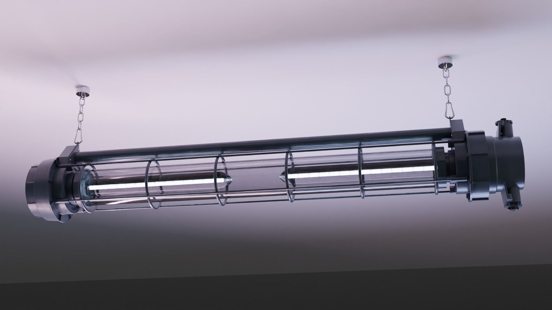 Tube Lamp 3D model_1