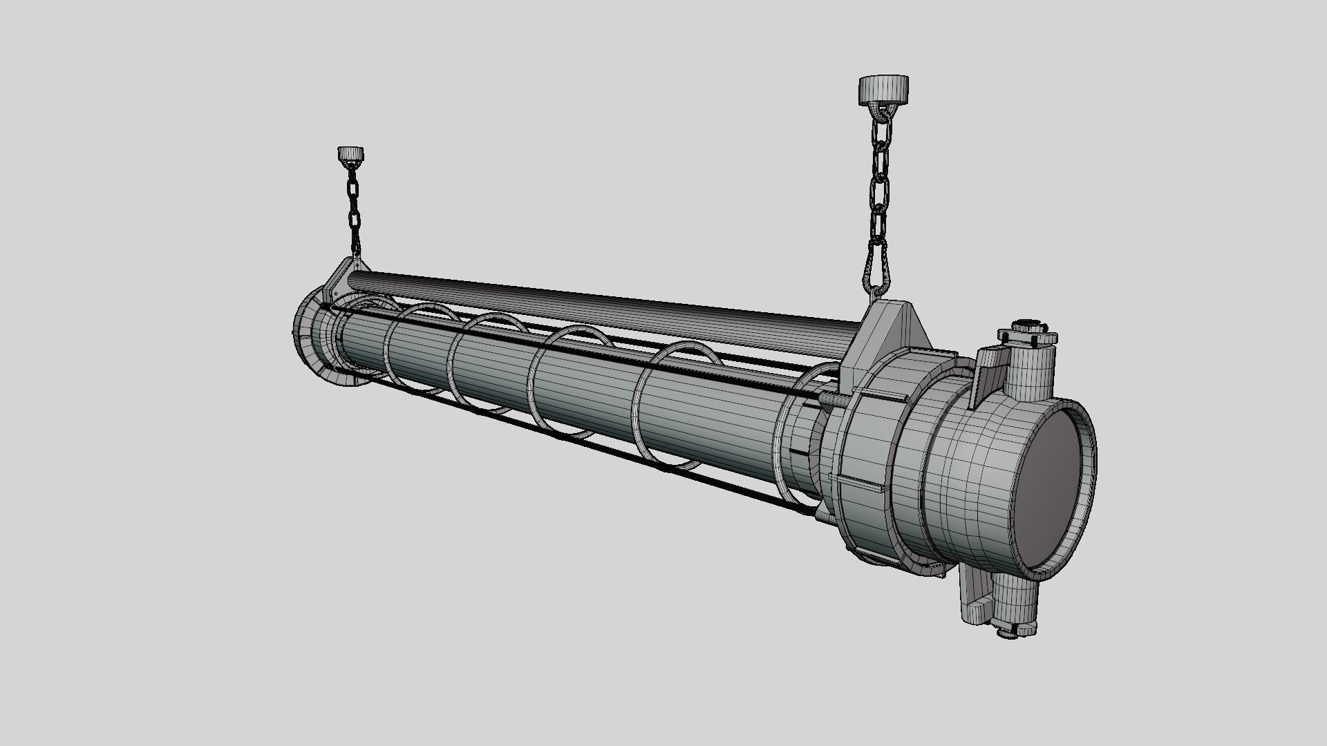 Tube Lamp 3D model_5