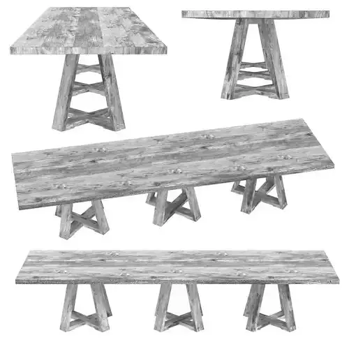 Clubcu RECLAIMED ELM DINING TABLE