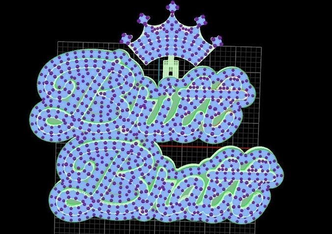 pendents letter t with crown Free 3D print model