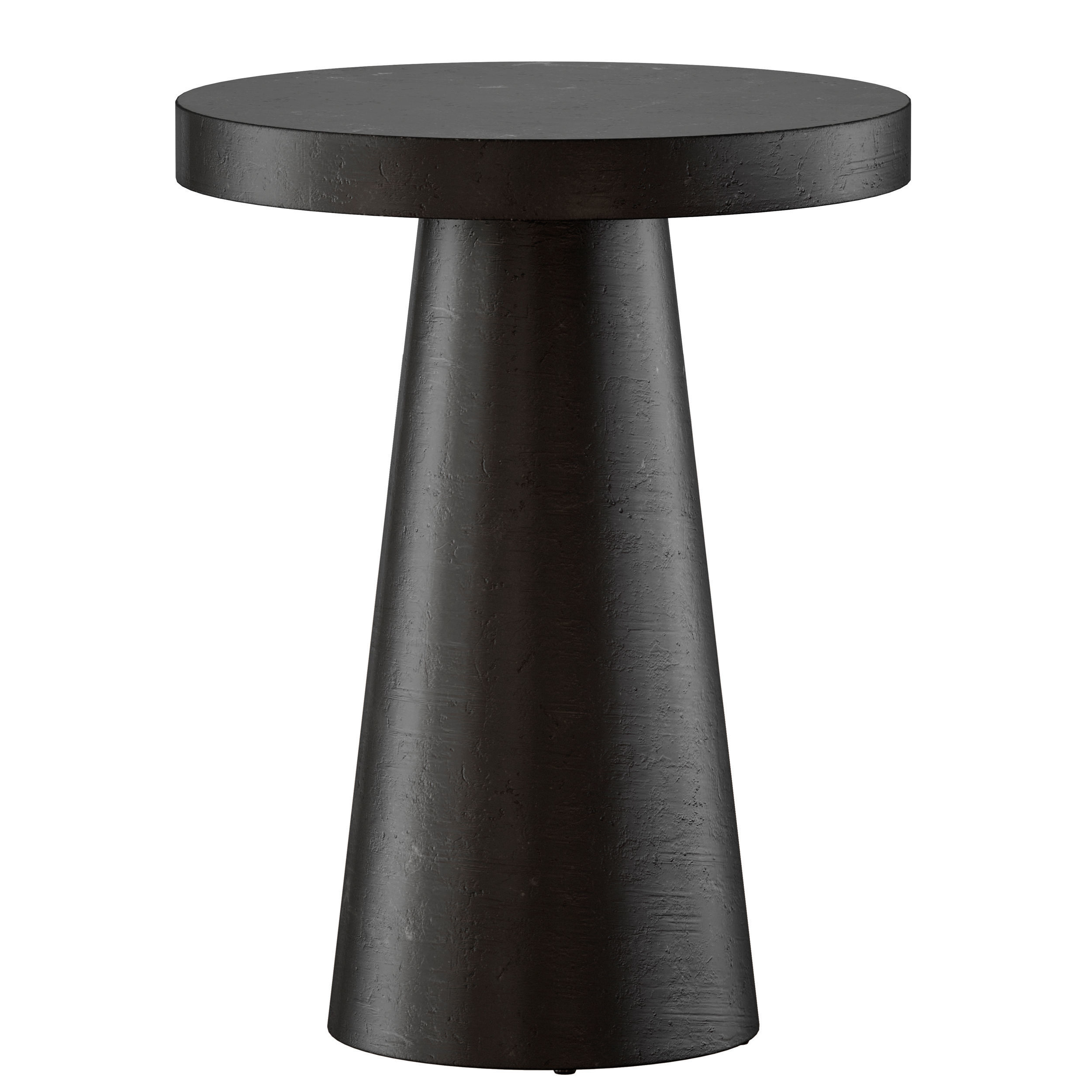 Willy Charcoal Pedestal Side Table by Leanne Ford 3D model_5