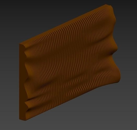 Parametric wall 3D model
