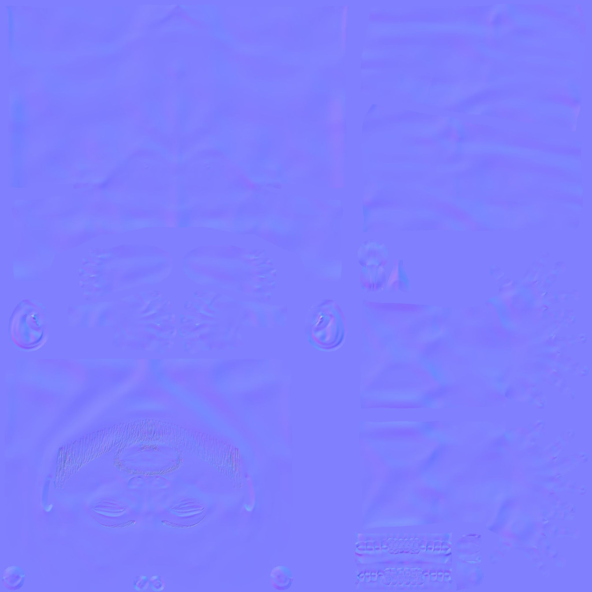 cartoon character man Low-poly 3D model_8