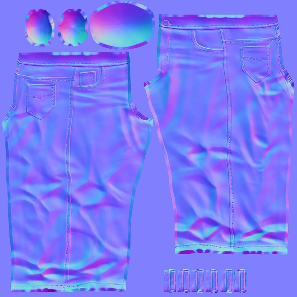 cartoon character man Low-poly 3D model_13