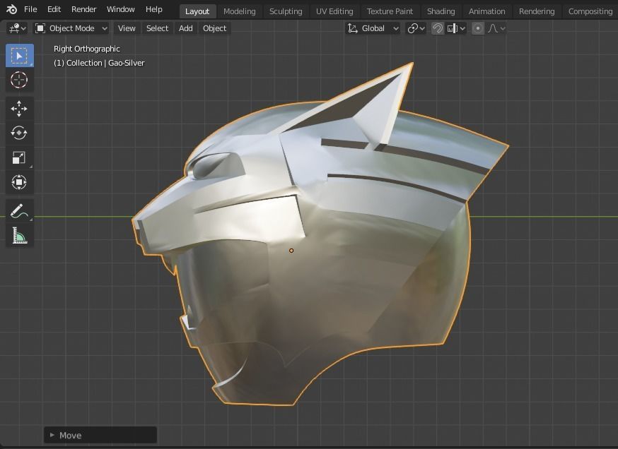 Lunar Wolf Ranger Hemet - Gaosilver 3D print model_1