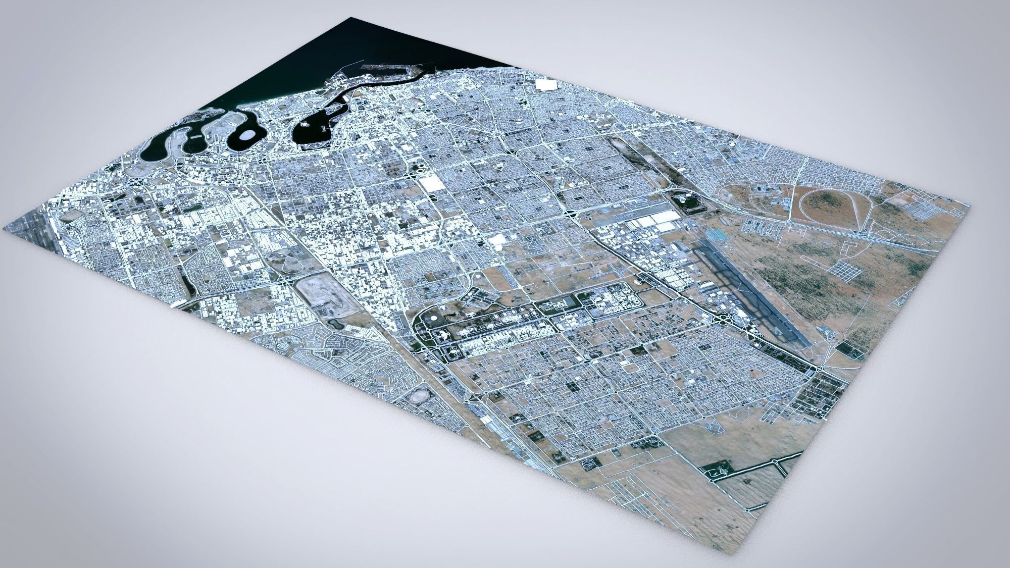 Cityscape Sharjah United Arab Emirates 3D model_14