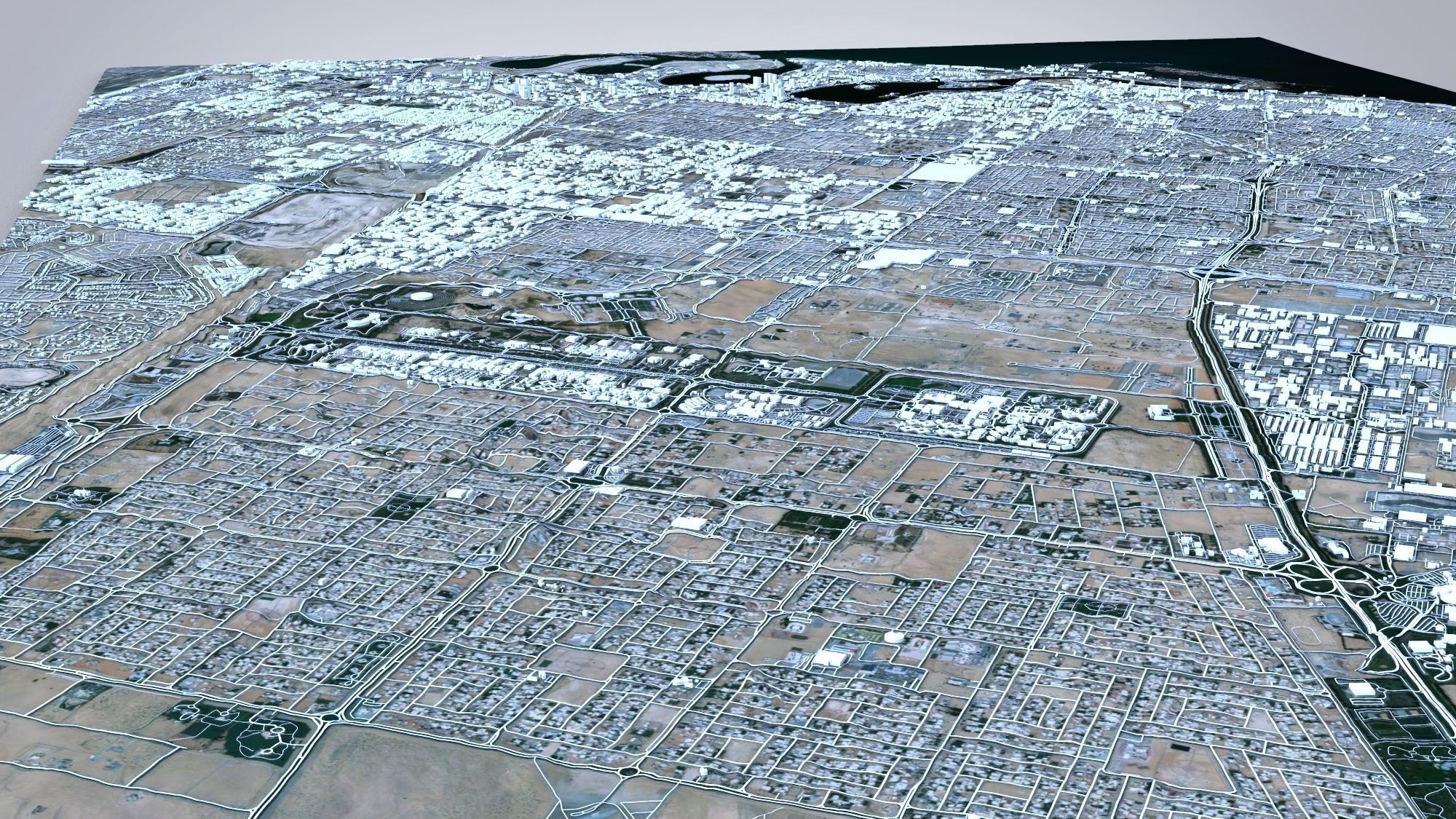 Cityscape Sharjah United Arab Emirates 3D model_13