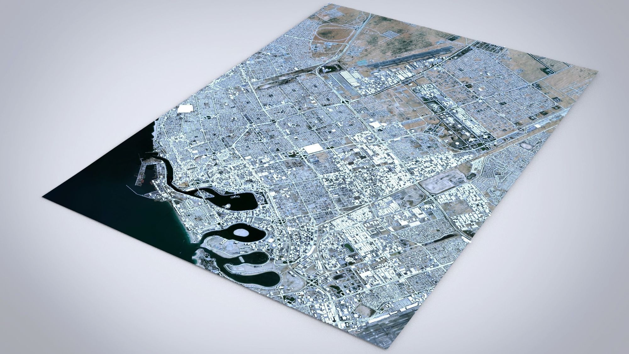 Cityscape Sharjah United Arab Emirates 3D model_8