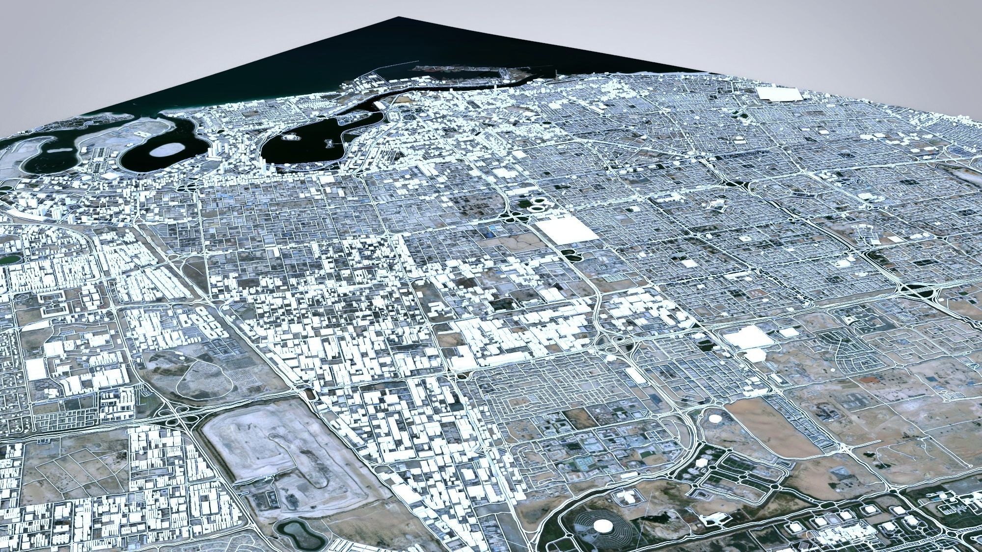Cityscape Sharjah United Arab Emirates 3D model_5