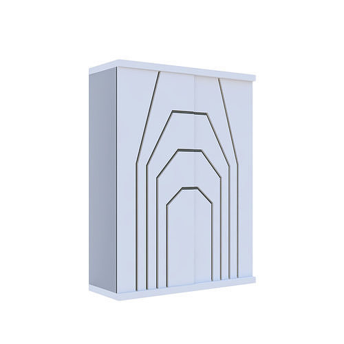 classic wardrobe model Low-poly 3D model